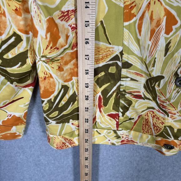 VTG Timbuktu Jacket Small Floral Cotton Stretch Maximalist Autumn Granny Cottage - Picture 7 of 10